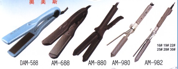 flat iron, straightener and curler