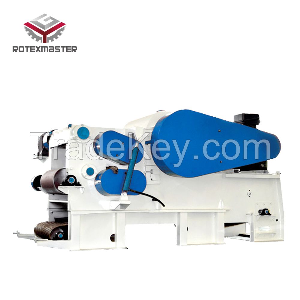 Industrial Electric Wood Log Cutting Machine Efficient Wood Chipper