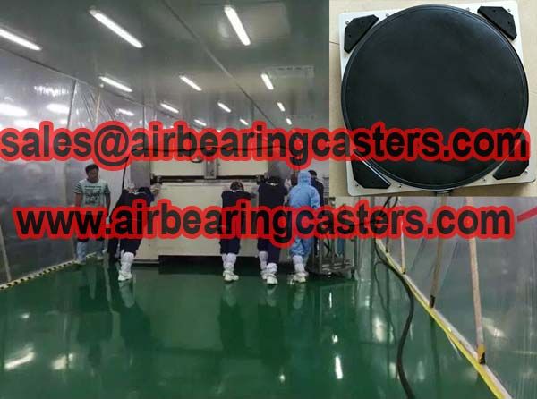 air bearing casters applications and specifications 