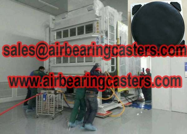 air bearing casters applications and specifications 