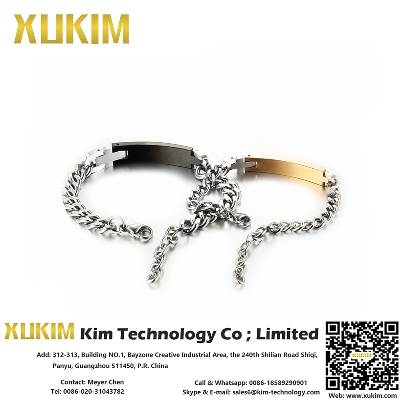 Xukim KN008 His Queen Her King Bracelets Rouges
