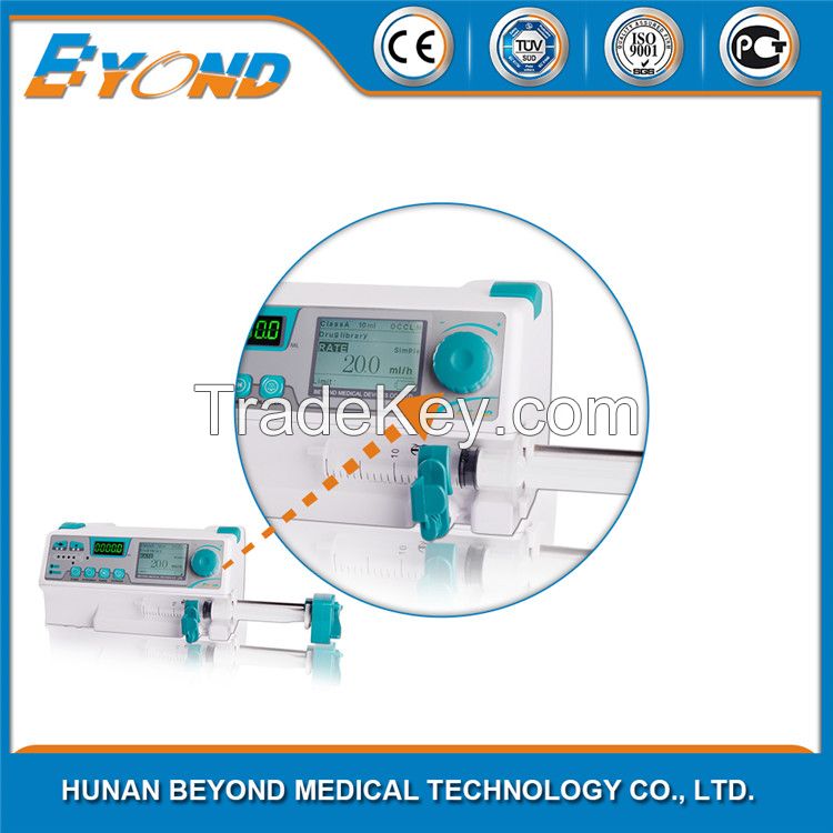 Portable Medical syringe pump for hospital with CE, ISO BYZ-810D