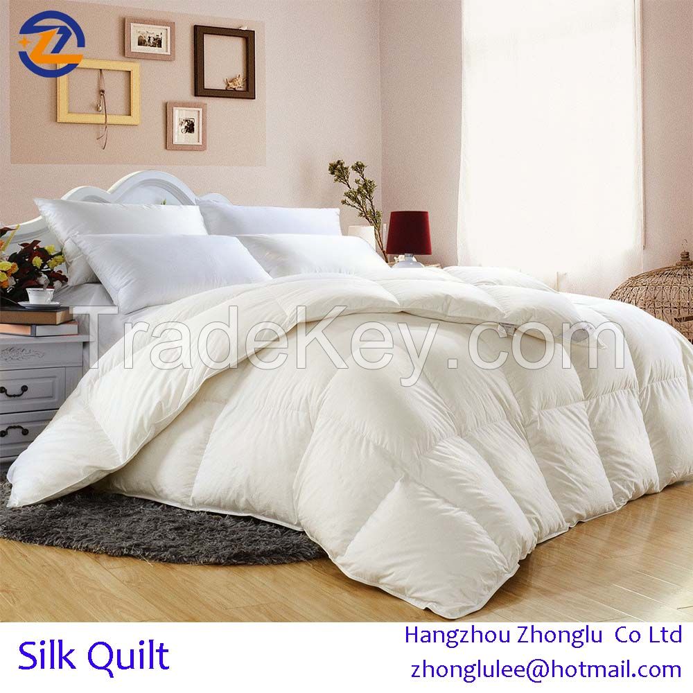 High Quality Luxury 100% Mulberry Silk  Quilt Comforter 