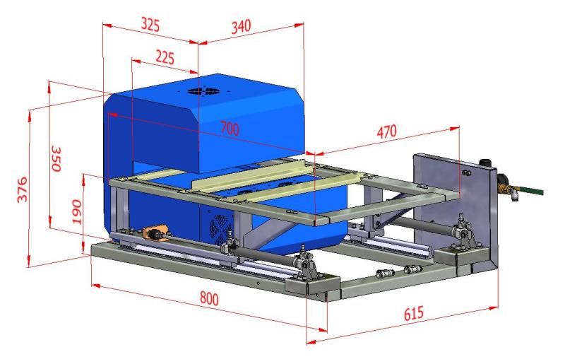 Automatic heat shrinkable tube baking machine  Heat shrinkable tube heating tool