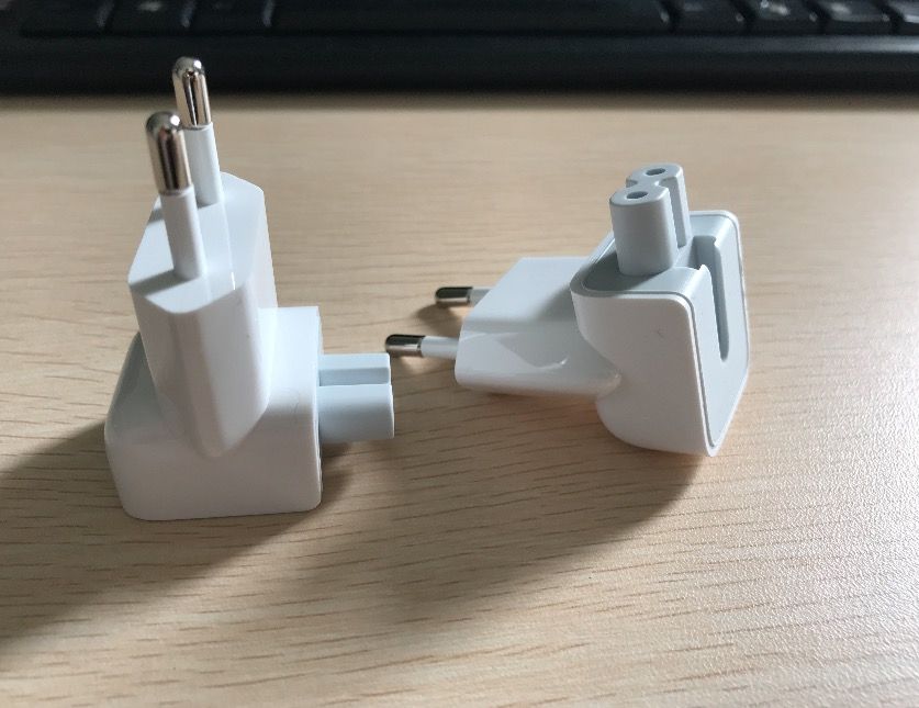 Original EU plug adapter for Apple macbook magsafe adapter EU plug