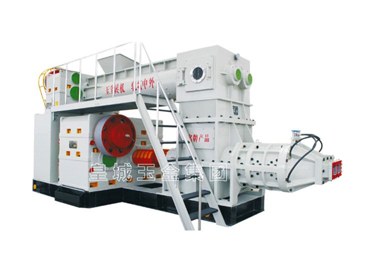 Double cylinder double stage vacuum extruder