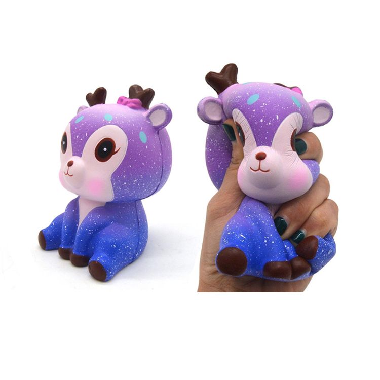 High quality wholesale jumbo slow rising squishy deer animal toy