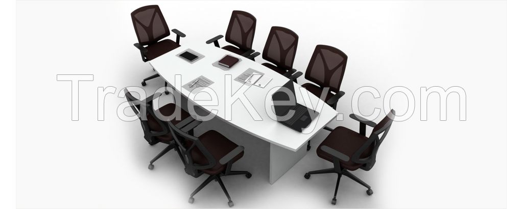 Elegant wooden and modern conference tables