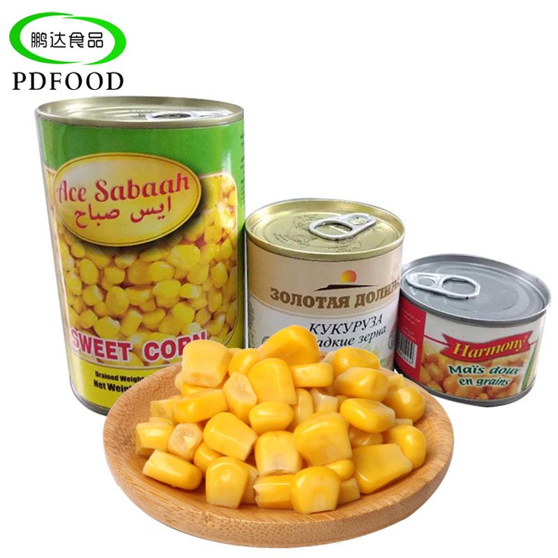 canned fresh sweet corn kernel