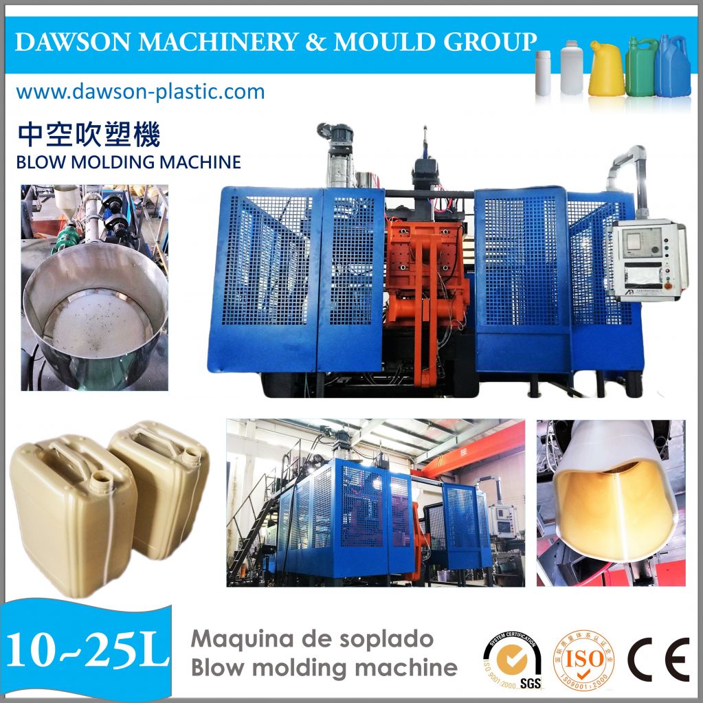 Single Station Extrusion Blow Molding Machine with Servo Motor for 25L Jerry Can bottles