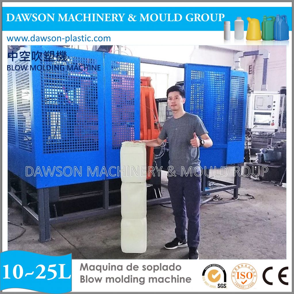 Single Station Extrusion Blow Molding Machine with Servo Motor for 25L Jerry Can bottles