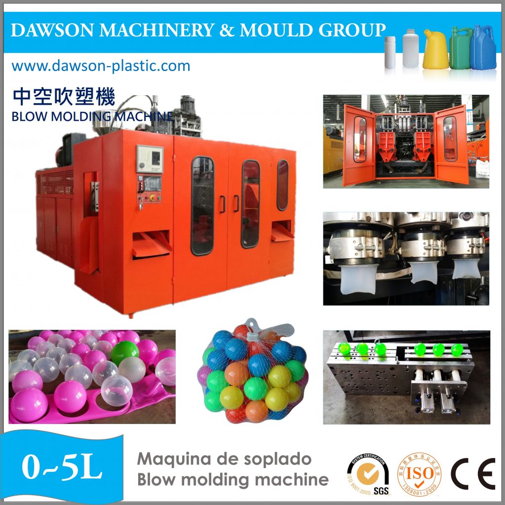 Extrusion Blow Moulding Machine with Double Station for High Quality Seaballs