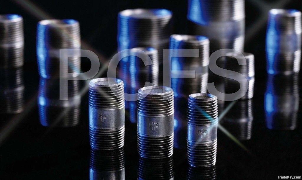 Black Seamless NPT-BSP Pipe Nipples 