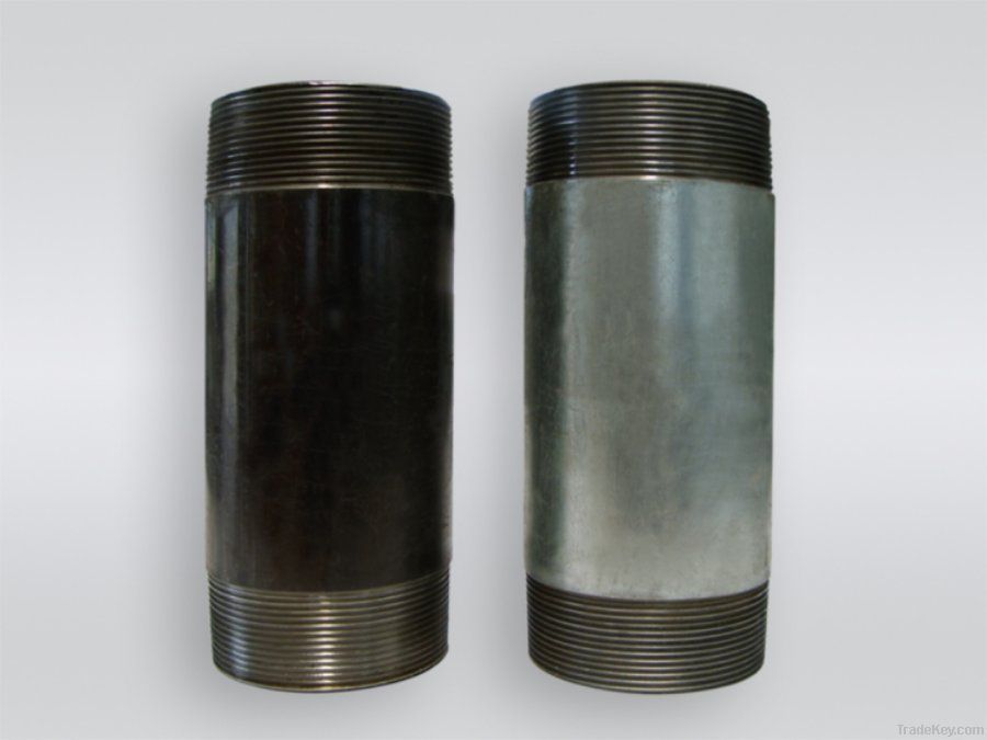 Black Seamless NPT-BSP Pipe Nipples 