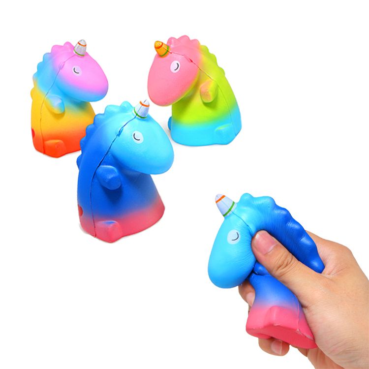 Wholesale soft squeeze squishy toys unicorn