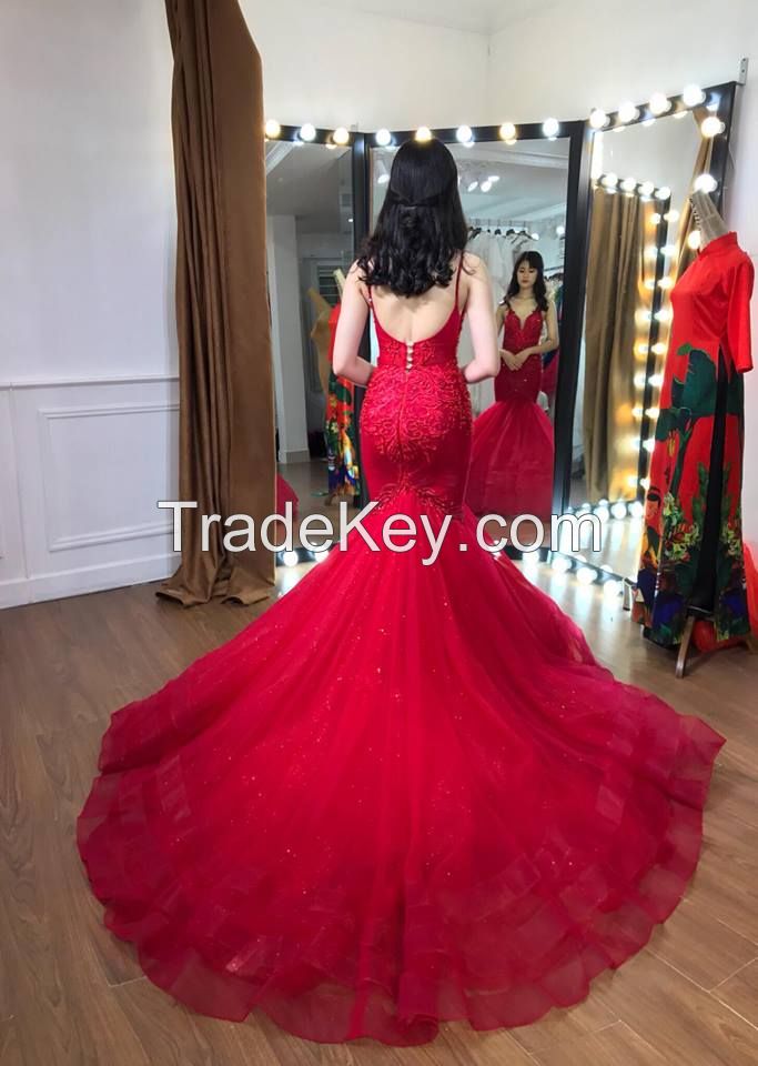 OEM manufacture wedding dress made in Vietnam