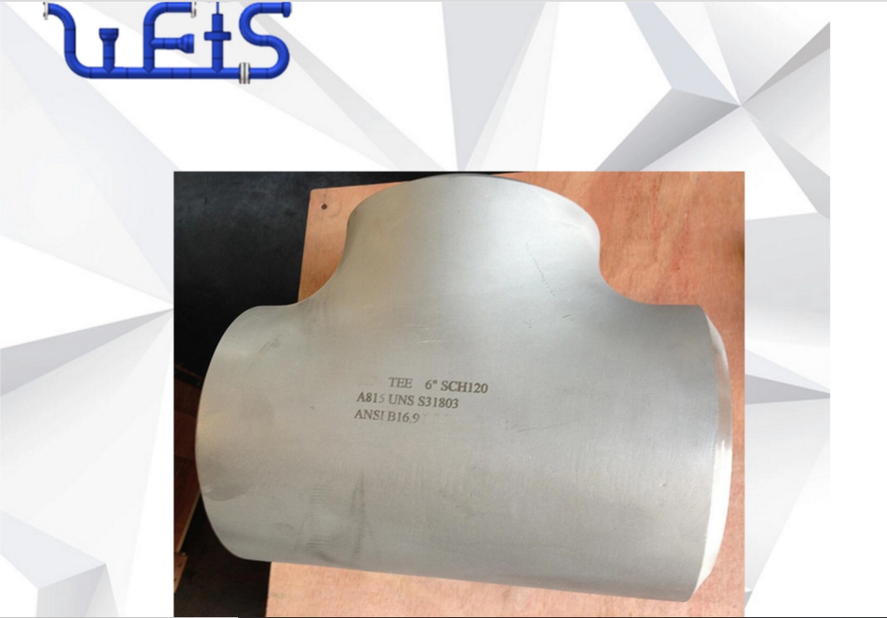 pipe fittings ASME B16.9 stainless steel Tee