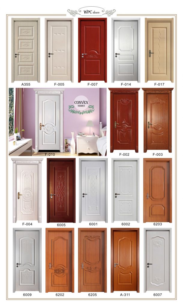 WPC Door (Wood Plastic Composite Door) Water-Proof Interior Door