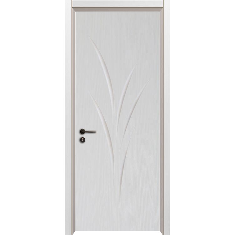 Waterproof Wpc Material Door Design Heat Transfer Bathroom Wpc Door
