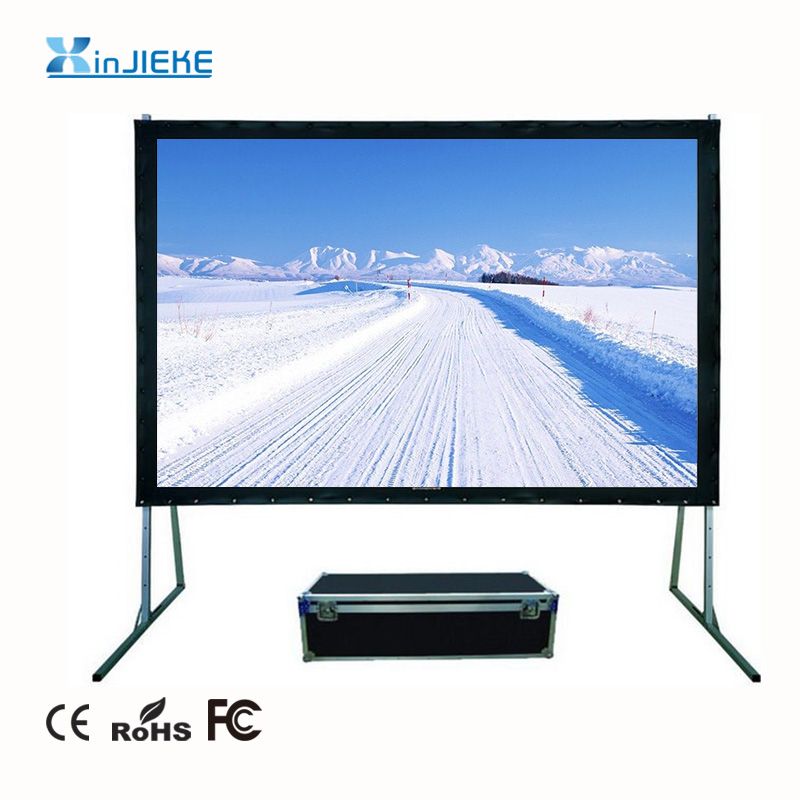 Fast Fold Projection Screen, Foldable Projector Screen for Home Theater, Movie