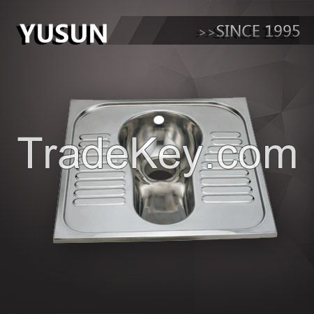 China factory supply stainless steel 304 squat pan