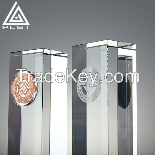 Classic 3D laser crystal glass cube/crystal trophy/crystal blank block wedding gift