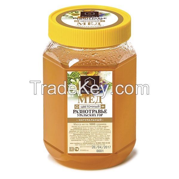 Polyflora Honey from Bashkortostan 2, 2 lbs TOP diastase number = 19-40