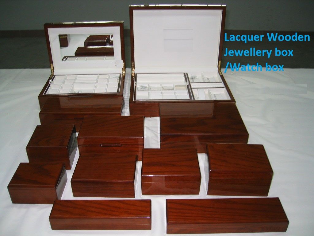Lacquer Wooden Jewellery box, Watch box