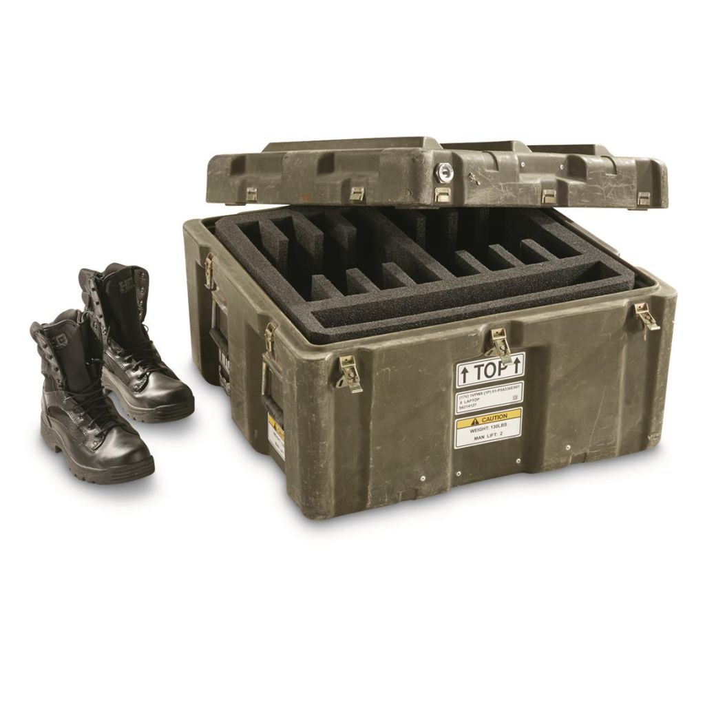 military plastic tool case box