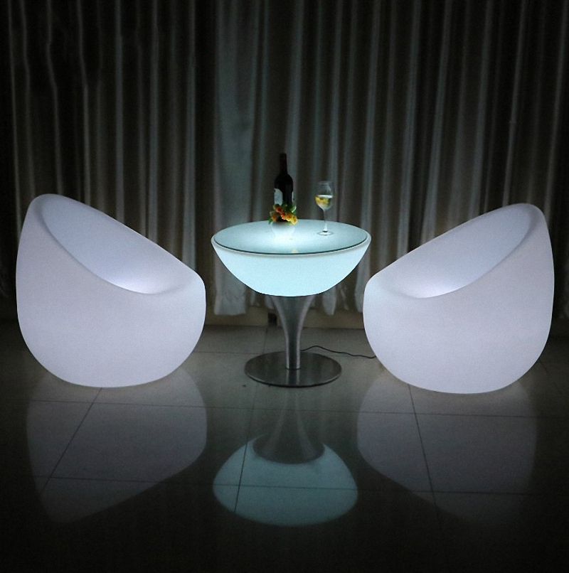 plastic rotomolidng LED Light bar table led furniture led table led