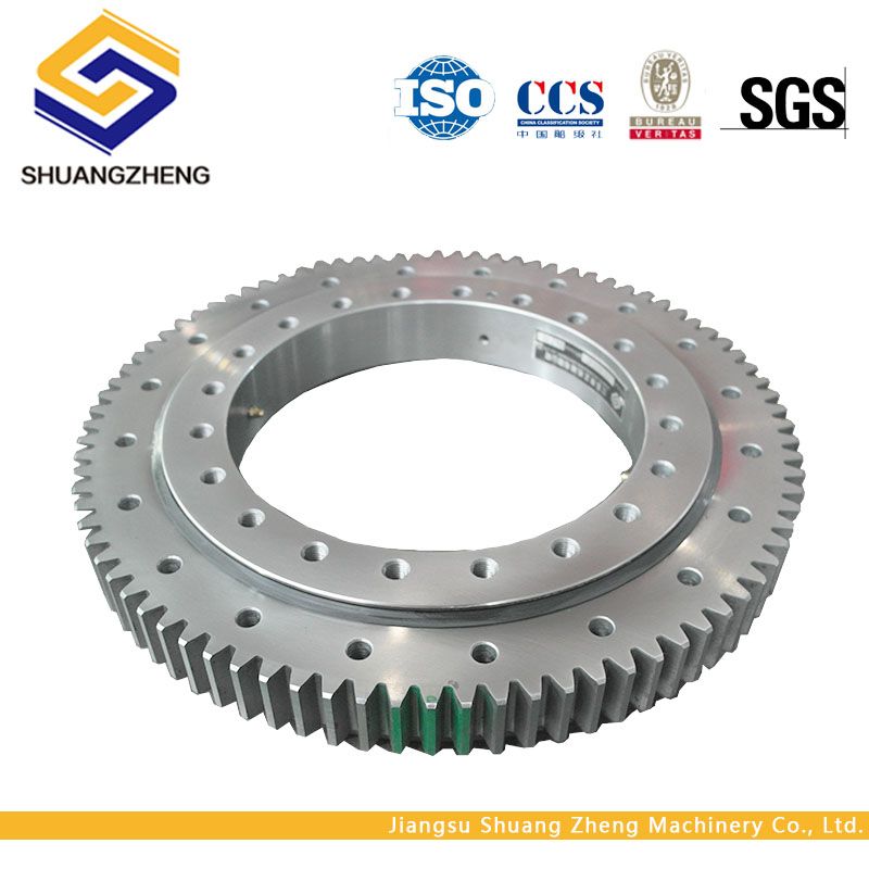 High precisioin three row roller slewing bearing for heavy duty moving machine system