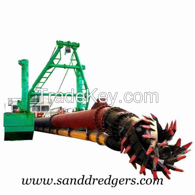 Hydraulic cutter suction dredger