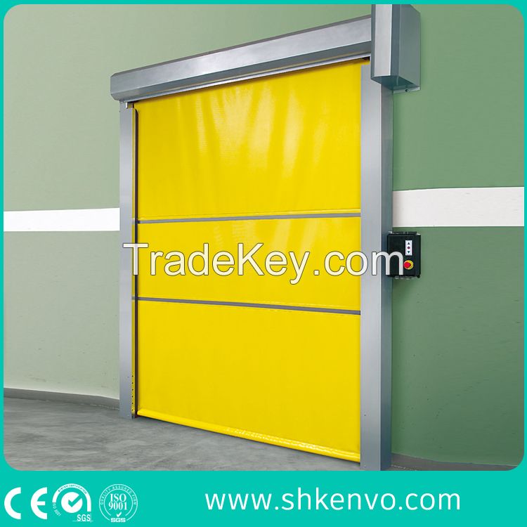 PVC Fabric High Speed Fast Rapid Action Roller Shutter Traffic Doors