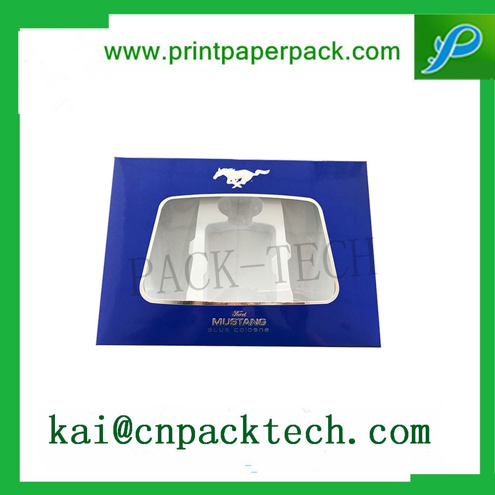 Fashion Style Gift Box with Window for Cosmetic Packaging Box with Stamping