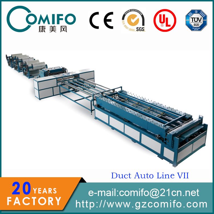 HVAC Duct Auto Line VII duct machine/pipe making machine