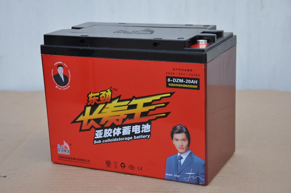 Dongjin hot sell 6-DZM-20 Sealed Lead Acid Battery for E-bike