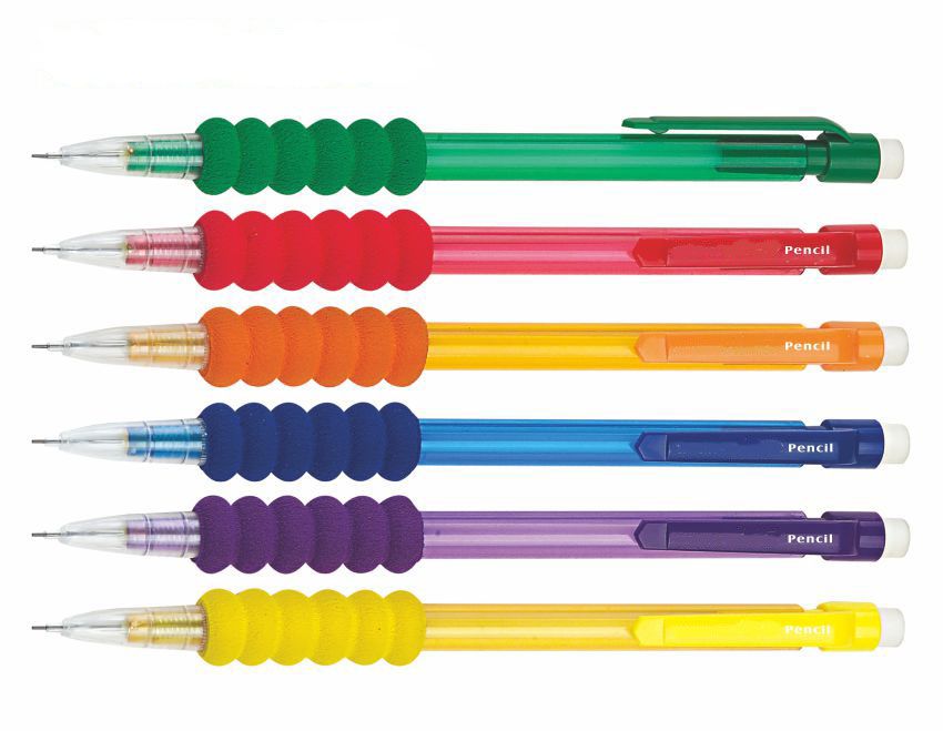 Assorted Colored Mechanical Pencil With Logo Printing