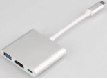 Type C to HDMI+3.0+USB-C Converter Adapter USB C Hub for MacBook ChromeBook