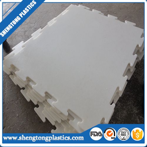 Chinese manufacture customize size dovetail UHMWPE synthetic ice rink for sale
