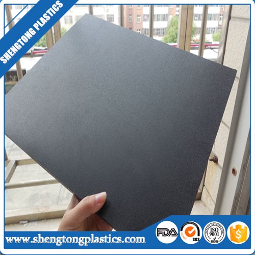 1220*2440mm good quality black skin texture HDPE sheet with orange peel surface