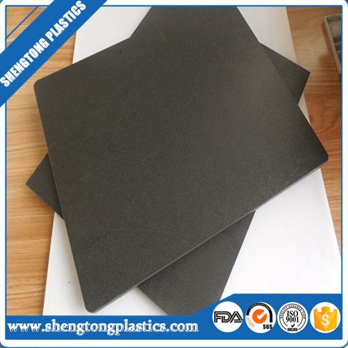 10mm factory direct sale single side black texture HDPE sheet with competitive price