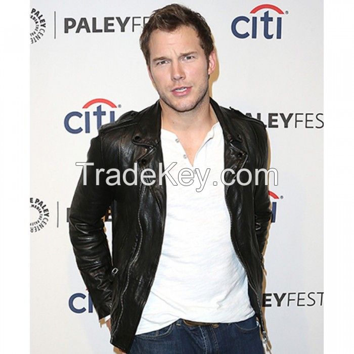 chris pratt leather jacket