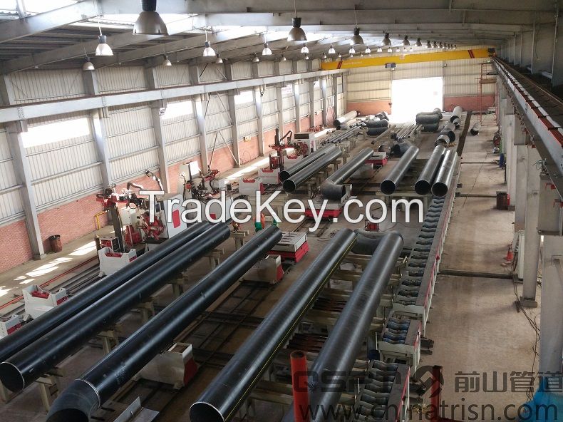 Automatic pipe fabrication production line