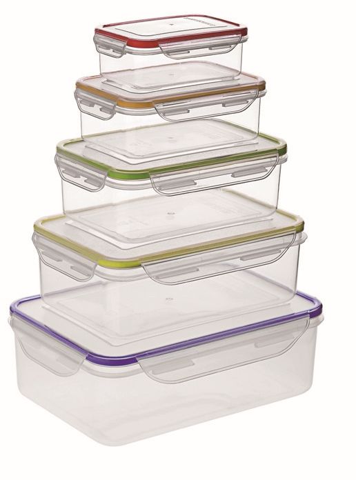 10PCS LOCK &amp; LOCK FOOD CONTAINER SET