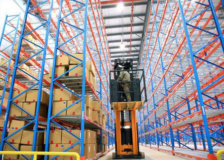 Warehouse heavy duty storage steel selective pallet racking