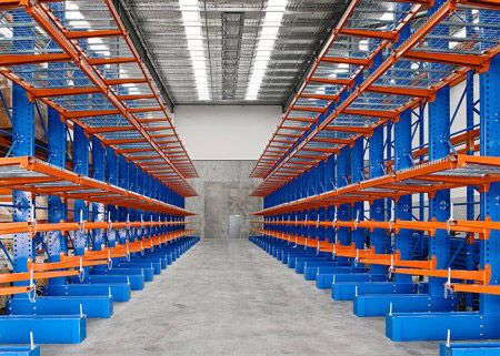 Warehouse and Industrial cantilever racking systems