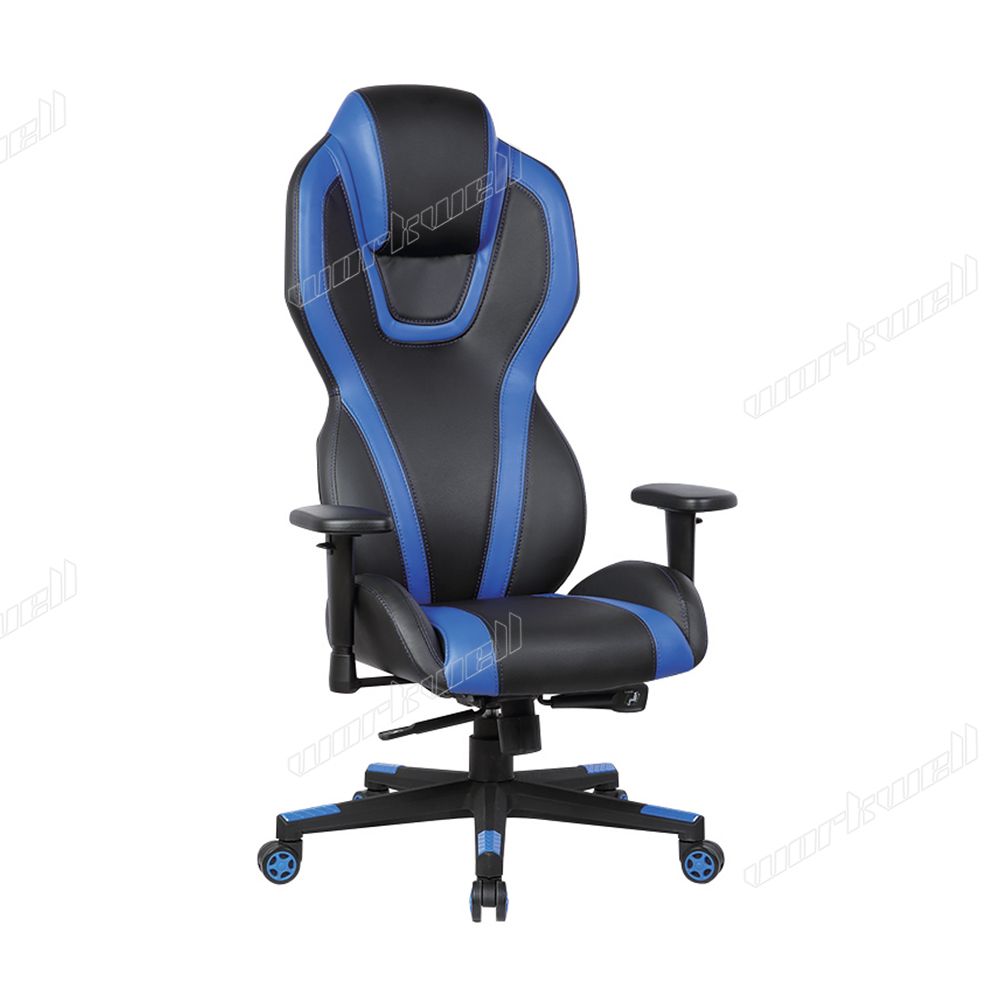 5 Wheels Height Adjustable Racing Seat High Back Reclining Gaming Chair