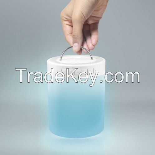 Gradient Color Bluetooth Speaker Mini Bulb LED Light Christmas Gift