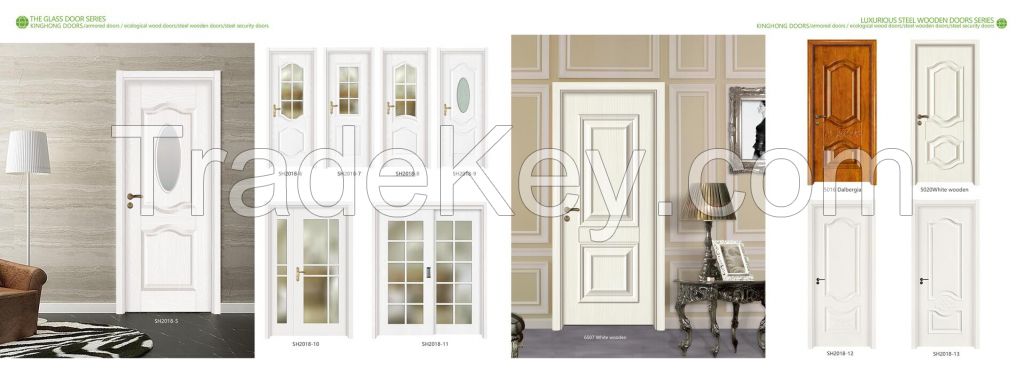 interior wooden doors/ steel doors and exterior steel doors