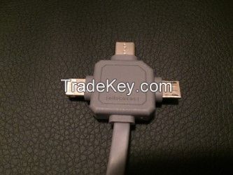 Universal USB Charging Cable(Type-C/Micro USB/Lightning)